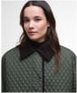 Women's Barbour Oakham Quilted Cape - Olive
