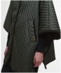 Women's Barbour Oakham Quilted Cape - Olive