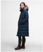 Women's Barbour Marjoram Puffer Jacket - DARK NAVY/BLACKW