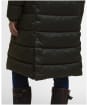 Women's Barbour Marjoram Puffer Jacket - Olive / Classic Tartan