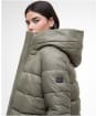 Women's Barbour International Olivios Puffer Jacket - Dusky Khaki