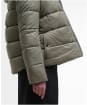 Women's Barbour International Olivios Puffer Jacket - Dusky Khaki