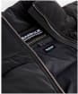Women's Barbour International Hudson Faux Velvet Puffer Jacket - Black