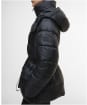 Women's Barbour International Lisbon Puffer Jacket - Black