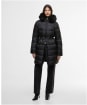 Women's Barbour International Anastasia Puffer Jacket - Black