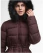 Women's Barbour International Anastasia Puffer Jacket - Red Velvet