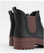 Women's Barbour Mallow Chelsea Wellington Boots - BLACK/VICUNA