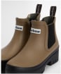 Women's Barbour Halton Chelsea Wellingtons - MILITARY BROWN/B