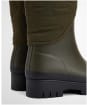 Women's Barbour Marnie Quilted Tall Wellies - Olive / Black