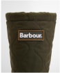 Women's Barbour Marnie Quilted Tall Wellies - Olive / Black