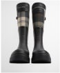 Women's Barbour Dena Tall Wellingtons - Black / Ancient Tartan