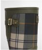 Women's Barbour Dena Tall Wellingtons - Olive / Ancient Tartan