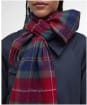 Women's Barbour Tartan Scarf - Winterberry Tartan