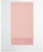 Women's Barbour Lambswool Woven Scarf - Pink Blush