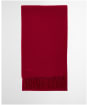 Women's Barbour Lambswool Woven Scarf - Wine