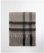 Women’s Barbour Isla Tartan Boucle Scarf - Monochrome Tartan 