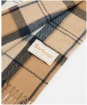 Women's Barbour Hailes Tartan Scarf - Hessian Navy