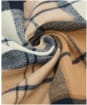 Women's Barbour Hailes Tartan Scarf - Hessian Navy