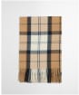Women's Barbour Hailes Tartan Scarf - Hessian Navy