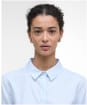 Women's Barbour Claydon Shirt - Ice Blue Stripe