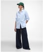 Women's Barbour Claydon Shirt - Ice Blue Stripe