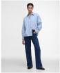 Women's Barbour Saffron Shirt - Ice Blue Stripe
