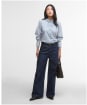 Women's Barbour Cecelia Shirt - Black Stripe