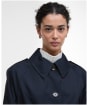 Women's Barbour Maia Showerproof Jacket - Dark Navy / Hessian Tartan