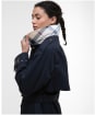 Women's Barbour Maia Showerproof Jacket - Dark Navy / Hessian Tartan