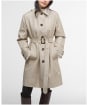 Women's Barbour Maia Showerproof Jacket - Mist /Hessian Tartan