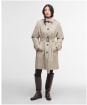 Women's Barbour Maia Showerproof Jacket - Mist /Hessian Tartan