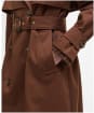 Women's Barbour Aoife Trench Showerproof - Vicuna / Hessian Tartan