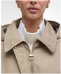 Women's Barbour Fallyn Showerproof Jacket - Military Brown / Hollyhock