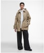 Women's Barbour Fallyn Showerproof Jacket - Military Brown / Hollyhock