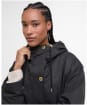 Women's Barbour Dena Showerproof Jacket - Black / Classic Tartan