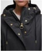 Women's Barbour Dena Showerproof Jacket - Black / Classic Tartan
