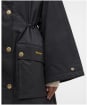 Women's Barbour Dena Showerproof Jacket - Black / Classic Tartan