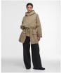 Women's Barbour Inola Showerproof Jacket - Military Brown / Ancient Tartan