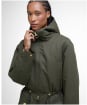 Women's Barbour Inola Showerproof Jacket - Olive / Ancient Tartan