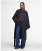Women's Barbour Robyn Showerproof Trench - Dark Navy / Hessian Tartan
