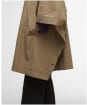 Women's Barbour Everlee Showerproof Cape - Military Brown / Hollyhock