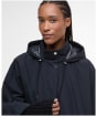 Women's Barbour Everlee Showerproof Cape - Black / Onyx Tartan