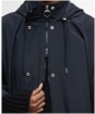 Women's Barbour Everlee Showerproof Cape - Black / Onyx Tartan