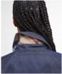 Women's Barbour Demi Showerproof Jacket - Indigo / Hessian Tartan