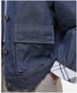 Women's Barbour Demi Showerproof Jacket - Indigo / Hessian Tartan