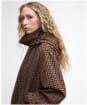 Women's Barbour Audrey Showerproof Jacket - Vicuna Gingham Check