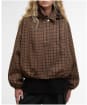 Women's Barbour Audrey Showerproof Jacket - Vicuna Gingham Check