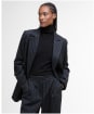 Women's Barbour Antonia Double Breasted Suit Jacket - Charcoal