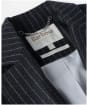 Women's Barbour Antonia Double Breasted Suit Jacket - Charcoal