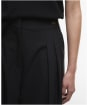 Women's Barbour International Kaia Wide Leg Trousers - Black